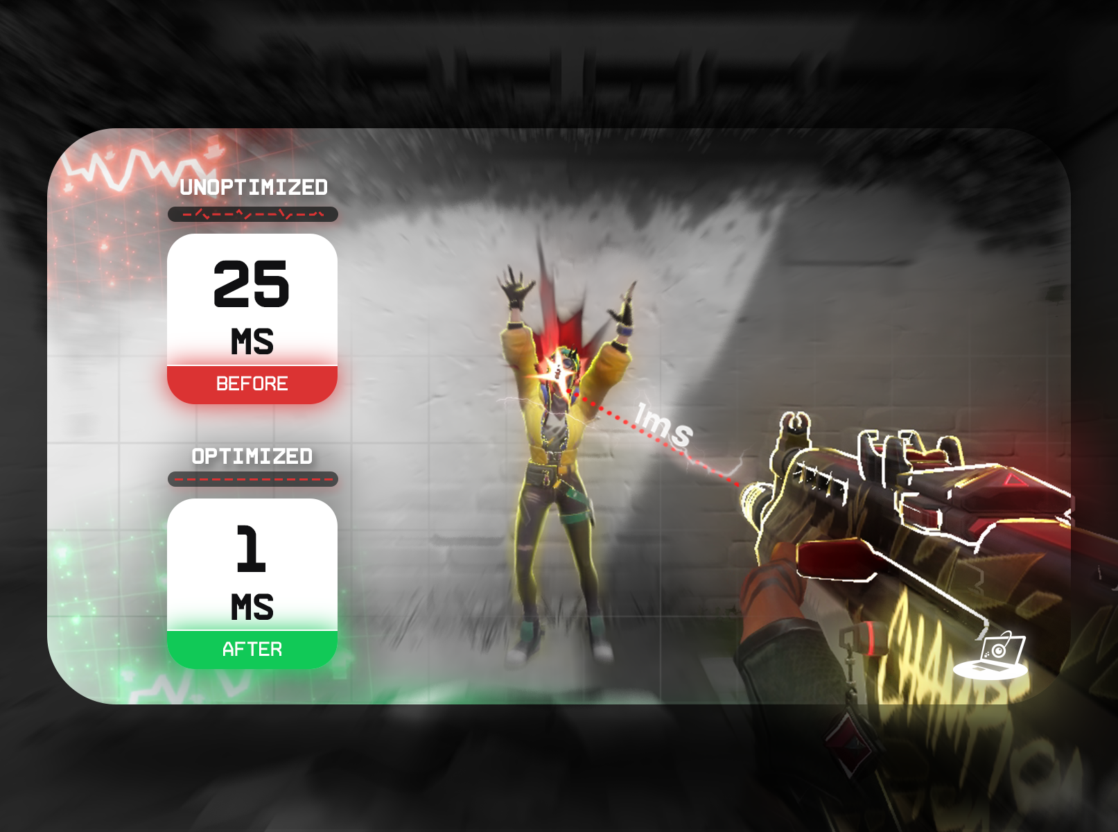 Faster response time